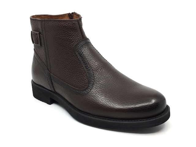 Taşpınar %100 Deri Erkek İçi Kürklü Kışlık Günlük Fermuarlı Bot