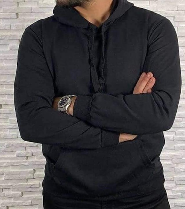 Erkek Kapüşonlu Cepli Sweatshirt