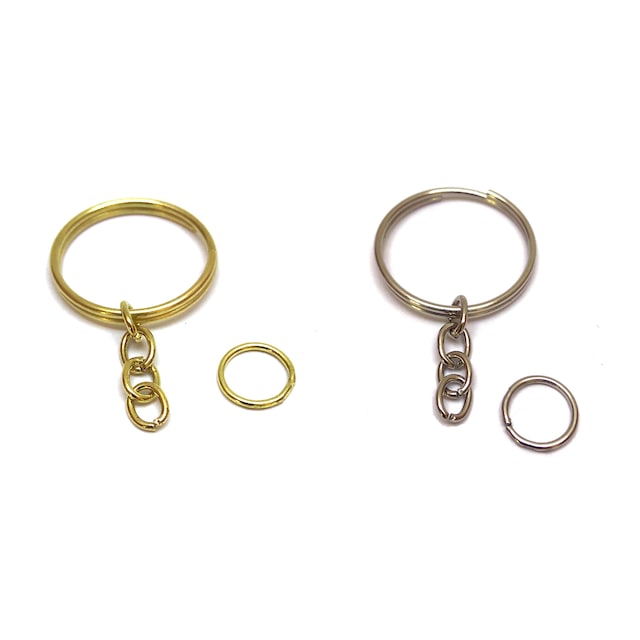 Anahtarlık Halkası 2,5 Cm Çap. 4 Halka Ve 1 C Aparatı İle