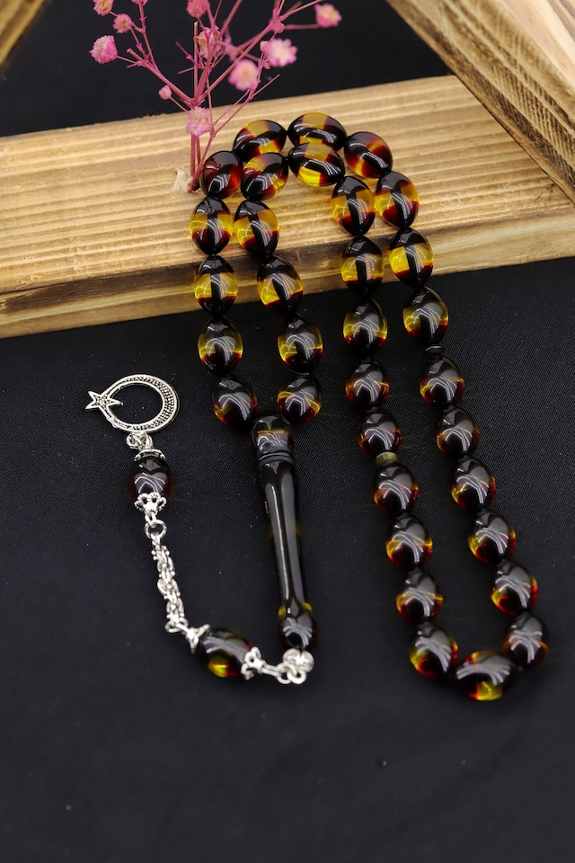 Sürmeli Toz Kehribar Tesbih