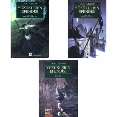 J. R. R. Tolkien - Yüzüklerin Efendisi 3lü seti - kalitekitap