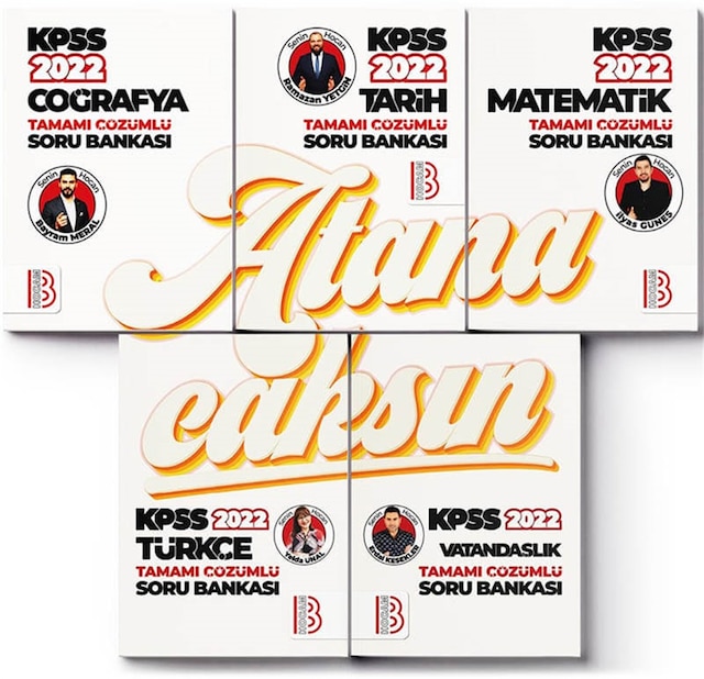 Benim Hocam Yayınları 2022 KPSS Tamamı Çözümlü Soru Bankası Seti