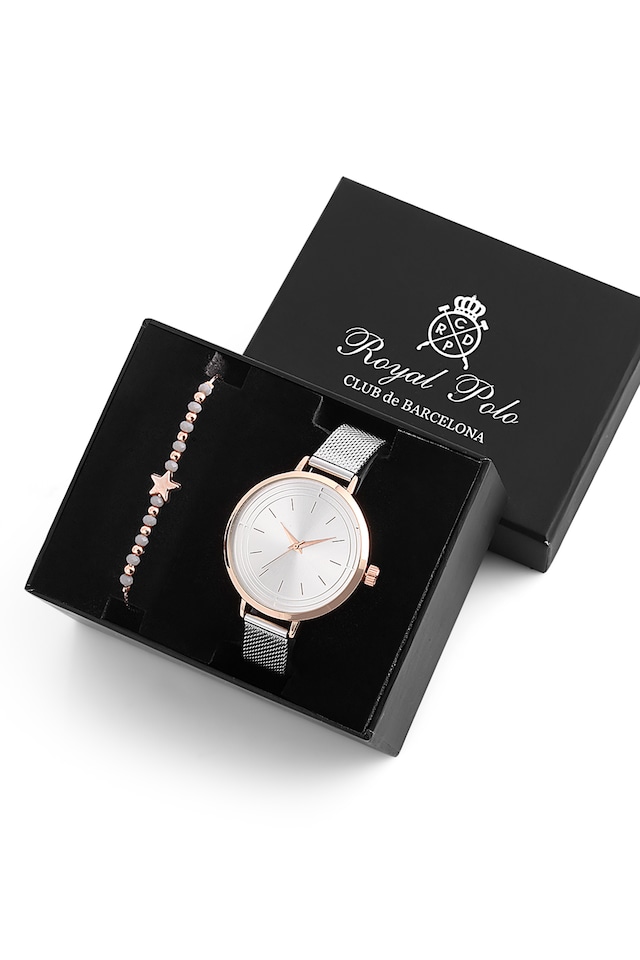Royal Polo Kadın Saat & Bileklik 2'li STWA010163