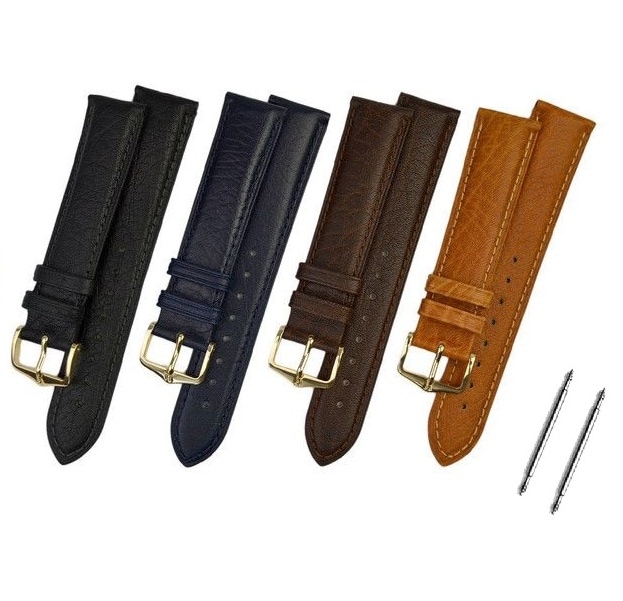18mm-20mm-22mm-24mm Hakiki Deri Saat Kordonu Kayışı