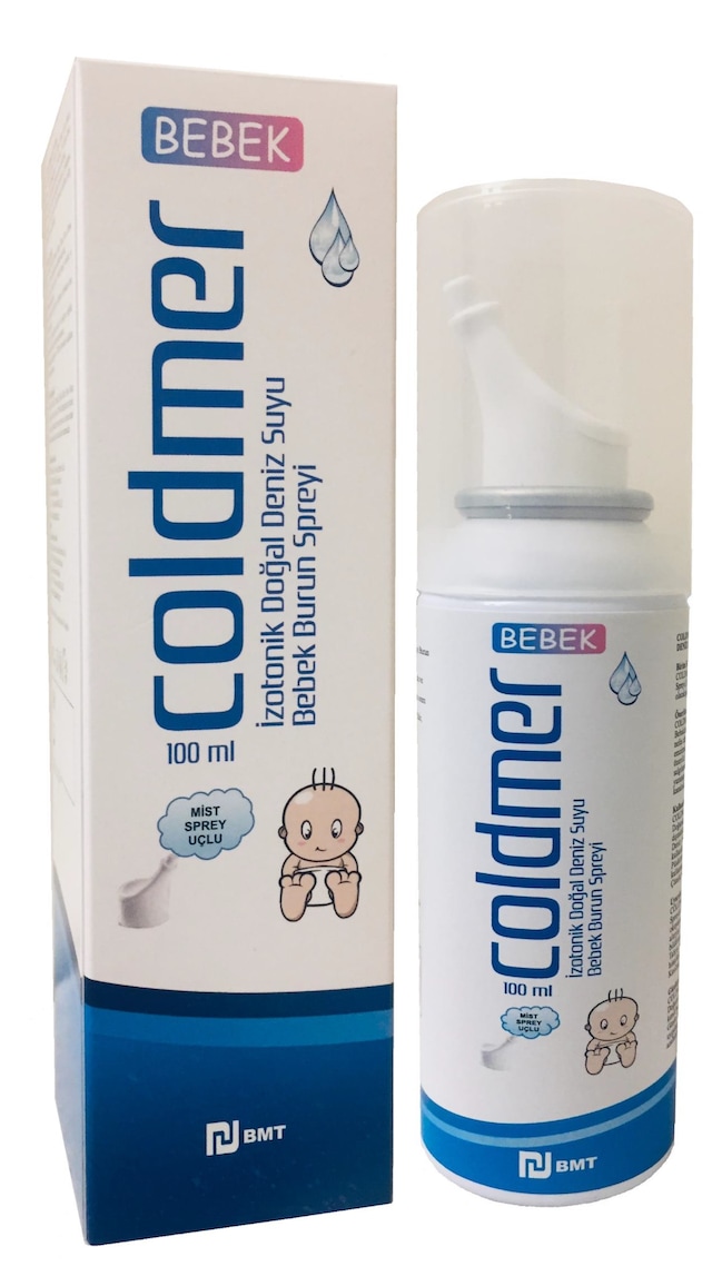 COLDMER BEBEK İzotonik Doğal Deniz Suyu Burun Spreyi -100 ml