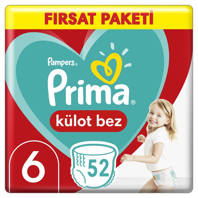 Prima Külot Bez 15 KG+ 6 Beden XL Fırsat Paketi 52 Adet