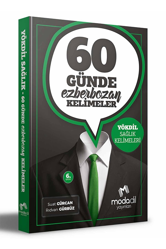 Modadil Yayınları YÖKDİL Sağlık 60 Günde Ezber Bozan Kelimeler