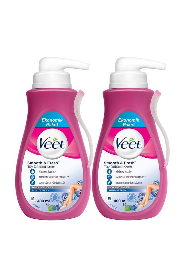 Veet 400 ml Hassas Tüy Dökücü Krem 2’li Paket