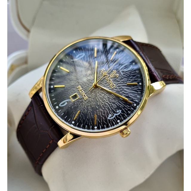 Raymond Swiss Desenli Kadran Erkek Kol Saati