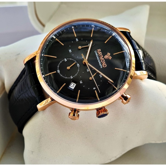 Raymond Timsah Derisi Desenli 42Mm Erkek Kol Saati