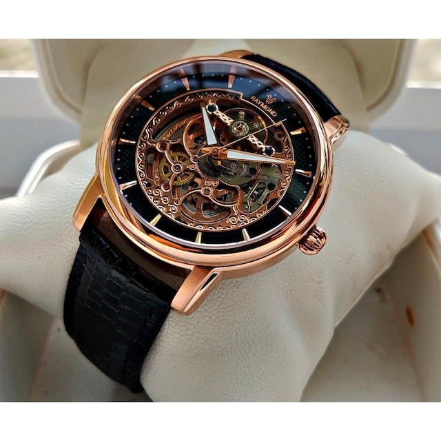 Raymond Swiss Iskelet Tasarim Otomatik Erkek Kol Saati