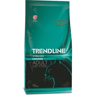 Trendline Sterilised Tavuklu Kısırlaştırılmış Yetişkin Kedi Maması 15 KG