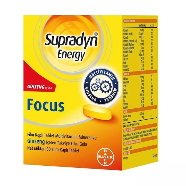Supradyn_Energy Focus 30 Tablet