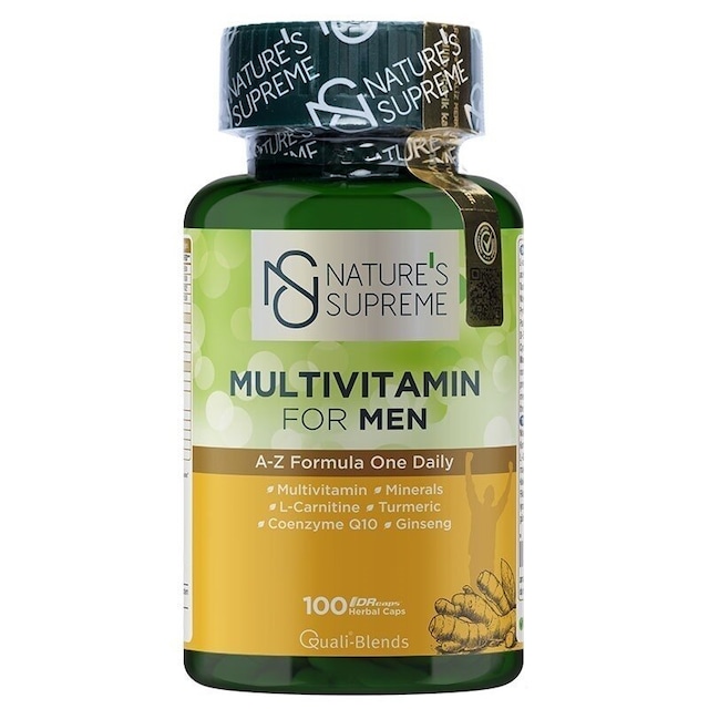 Natures Supreme Multivitamin for Men 100 Kapsül AROMASIZ