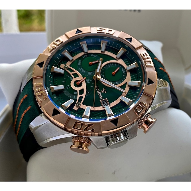 Raymond Swiss Yeşil  Spor Erkek Kol Saati