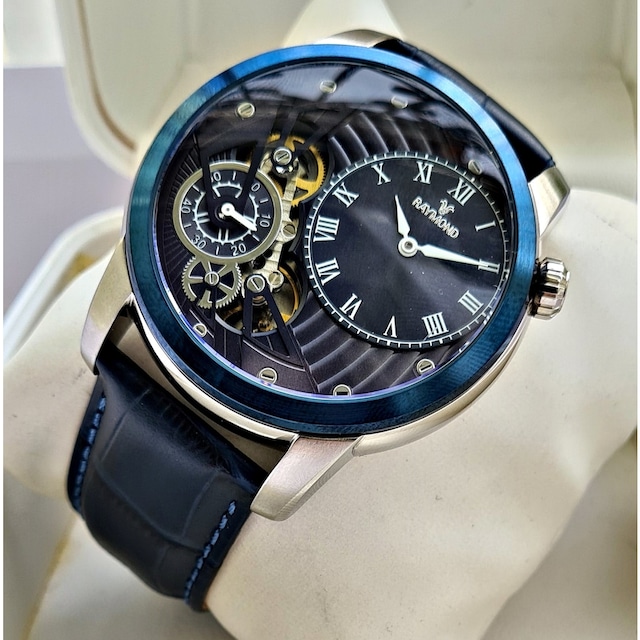 Raymond Swiss Yari Otomatik Pilli Mekanizma Erkek Kol Saati