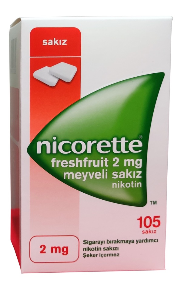 Nicorette Freshfruit Meyveli 2 Mg Sakız 105 Adet