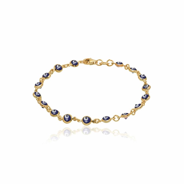 Coşar Silver Çoklu Altın Kaplama Nazar Bileklik