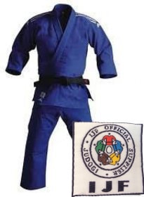 adidas j930sb/j800 mavi judo kıyafeti