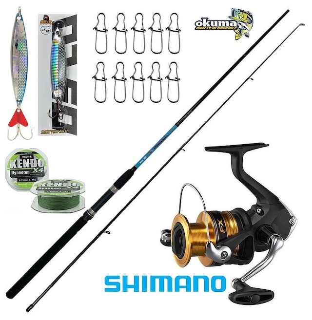 Shimano FX 4000 Okuma G-Power 270 Cm 7-35 Gr Spin Olta Takımı Set