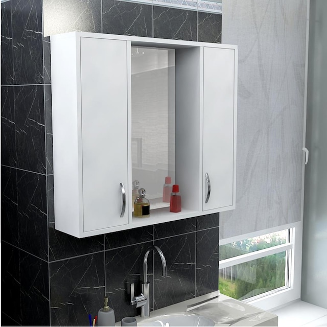 DİLAY AYNALI BANYO ÜST DOLABI