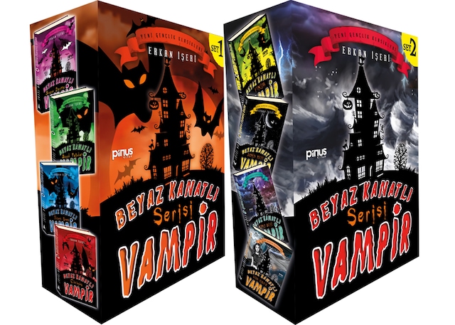 Beyaz Kanatlı Vampir ÖZEL KUTULU SET (8 Kitap) Erkan İşeri