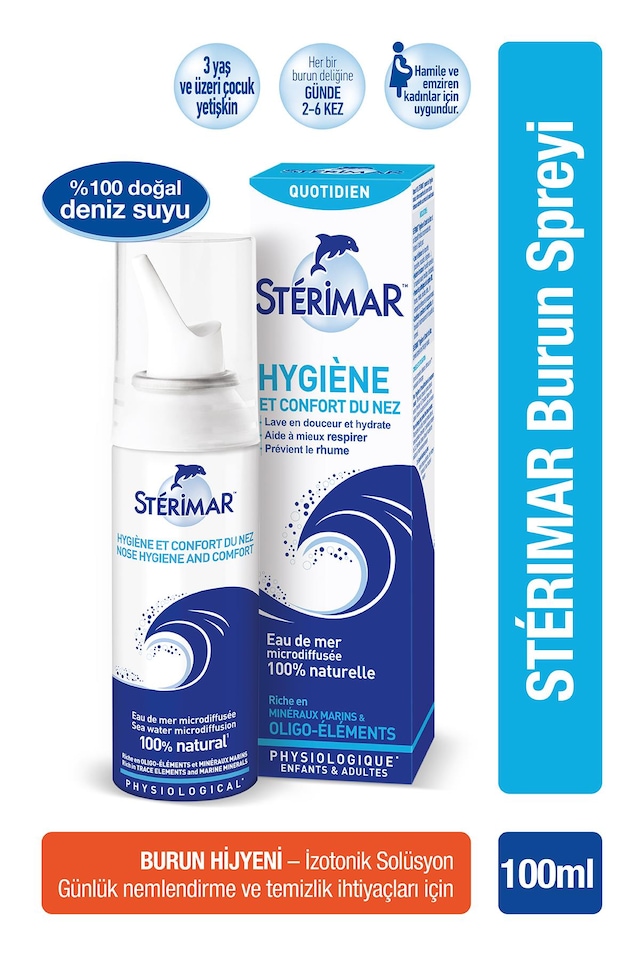 Sterimar Isotonic Yetişkin Burun Spreyi 100ml