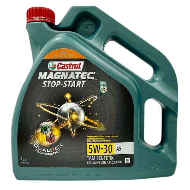 Castrol Magnatec 5W-30 A5 Tam Sentetik Motor Yağı  4 L