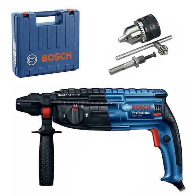 Bosch Professional GBH 240 790 W Kırıcı Delici + Anahtarlı Mandren