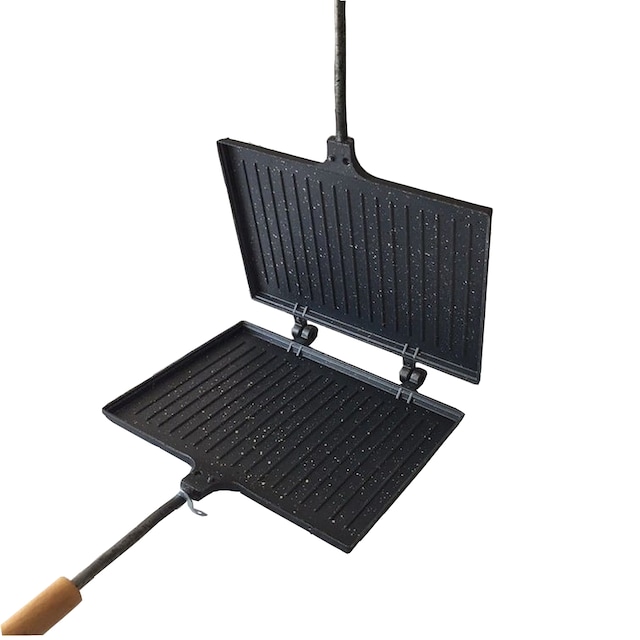 Esra Metal Ocak Üstü İç Dış Granit El Tost Makinesi