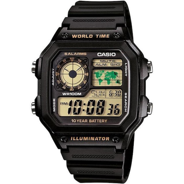 Casio AE-1200WH-1BVDF Erkek Kol Saati