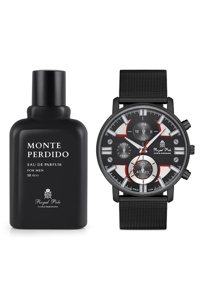 Royal Club De Polo Barcelona RPWA043402 Hasır Erkek Kol Saati + Monte Perdido Parfüm 50 ML
