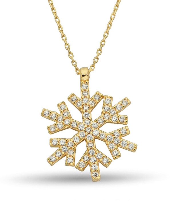 Sevgililer Günü Kartanesi Altın Kolye