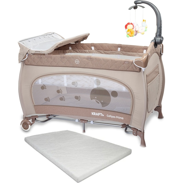 Kraft Calipso Prime Dönenceli Oyun Parkı Park Yatak + Yatak