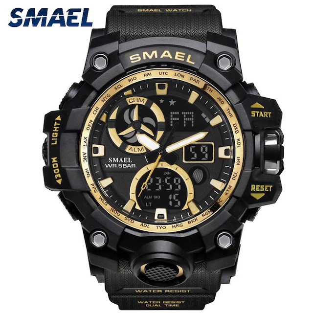 Smael Spor Dijital Erkek Kol Saati Siyah