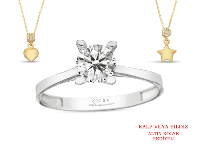 Sevgililer Günü Tektaş Yüzük ZY082