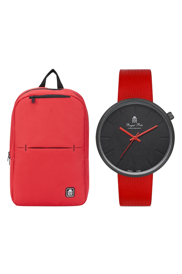 Royal Club De Polo Barcelona RPWA044801 Kadın Kol Saati + Laptop Bölmeli Sırt Çantası