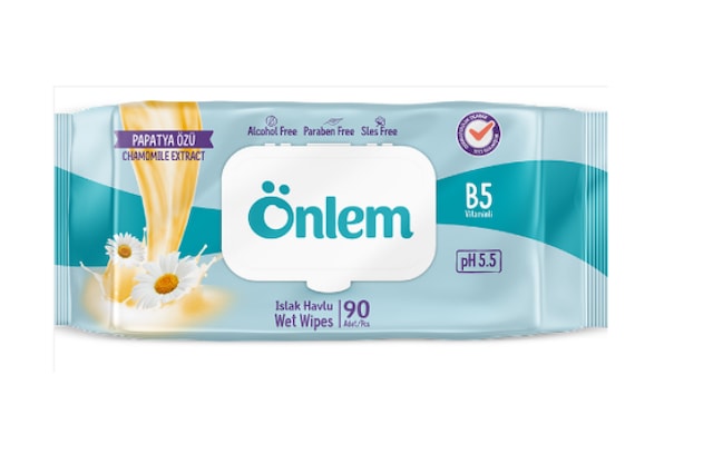 Önlem Papatyalı Islak Havlu 24 x 90 Yaprak