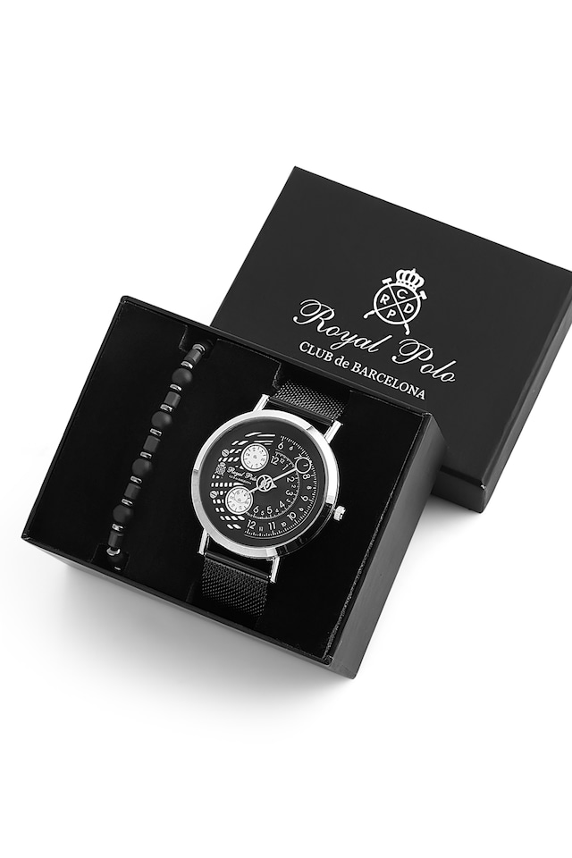 Royal Polo Erkek Saat & Bileklik 2'li STWA010122