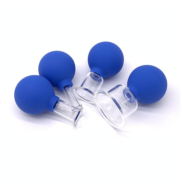 Silikon Vakumlu Cam Masaj Kupası, Kuru Kupa,Hacamat Adet