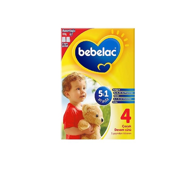 Bebelac 4 Devam Sütü 800 G