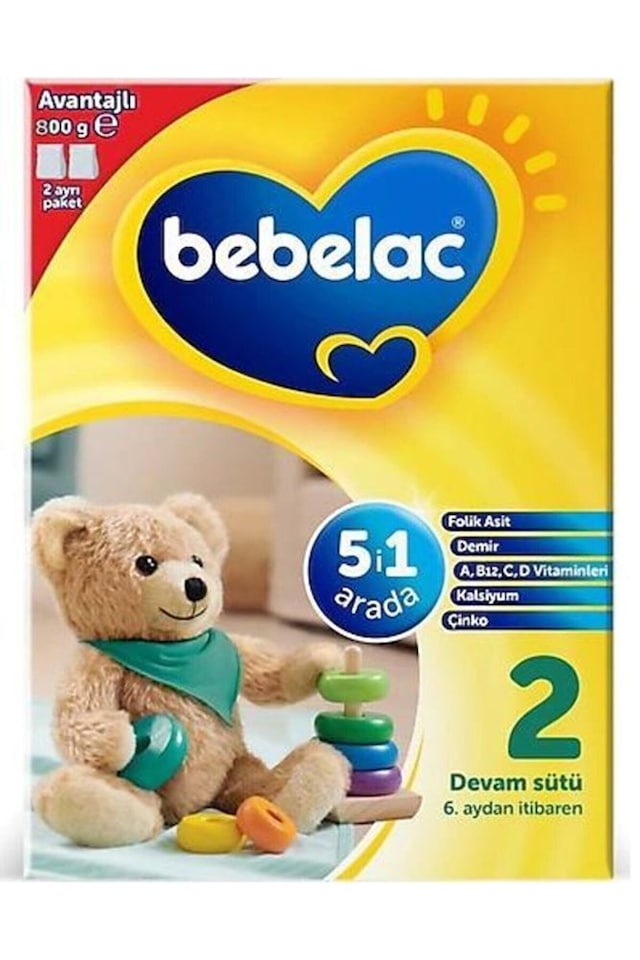 Bebelac 2 Devam Sütü 800 G
