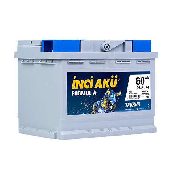 İNCİ 12V 60 AH AKÜ - 2021 ÜRETİM - ESKİ AKÜ İADE AVANTAJI İLE