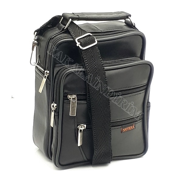 GERÇEK KUZU DERİSİ ASKILI ERKEK EL VE OMUZ ÇANTASI