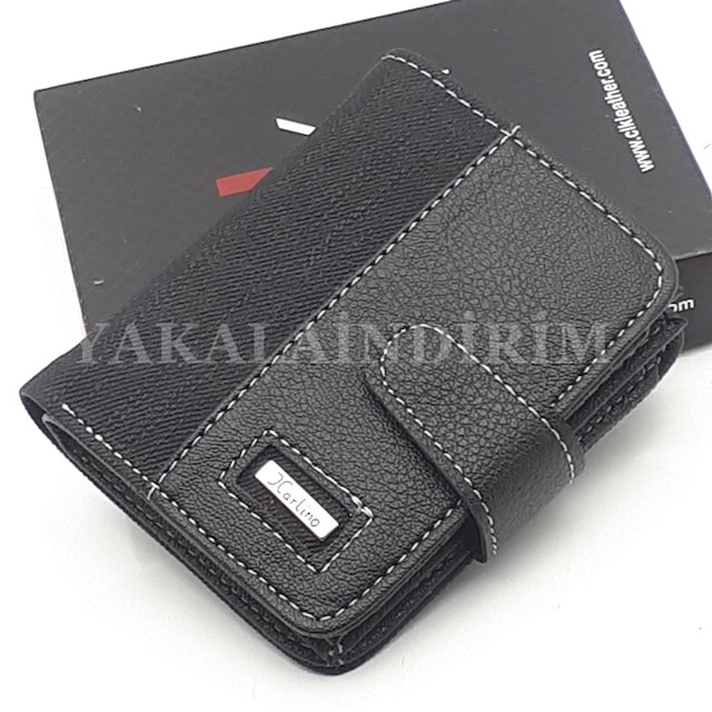 ERKEK CÜZDAN KARTLIK FERMUARLI CEPLER KART YAPRAKLI