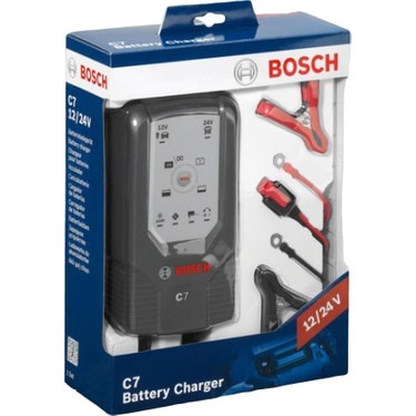 Bosch C7 Akü Şarj Cihazı 2  Yıl Garantili