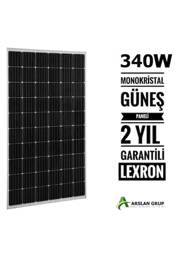 Lexron 340 Watt Monokristal Güneş Paneli