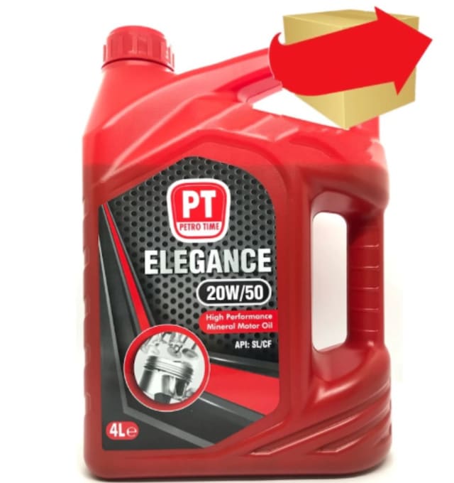 Petro Time Elegance 20W-50 Mineral Motor Yağı  4 L