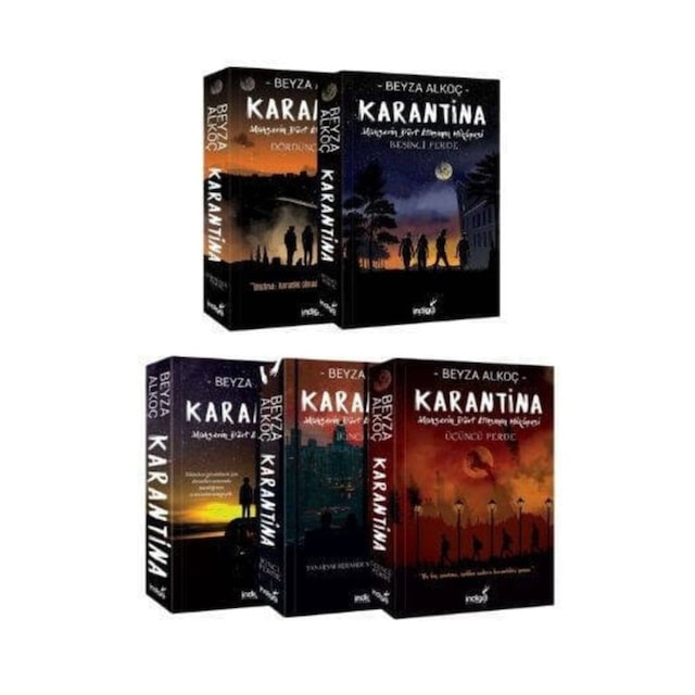 Beyza Alkoç - Karantina 5'li Seti - İndigo Kitap - 2022