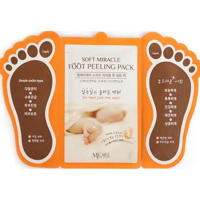 Mjcare Miracle Foot Peeling Pack Çorap Tipi Ayak Peeling Maskesi